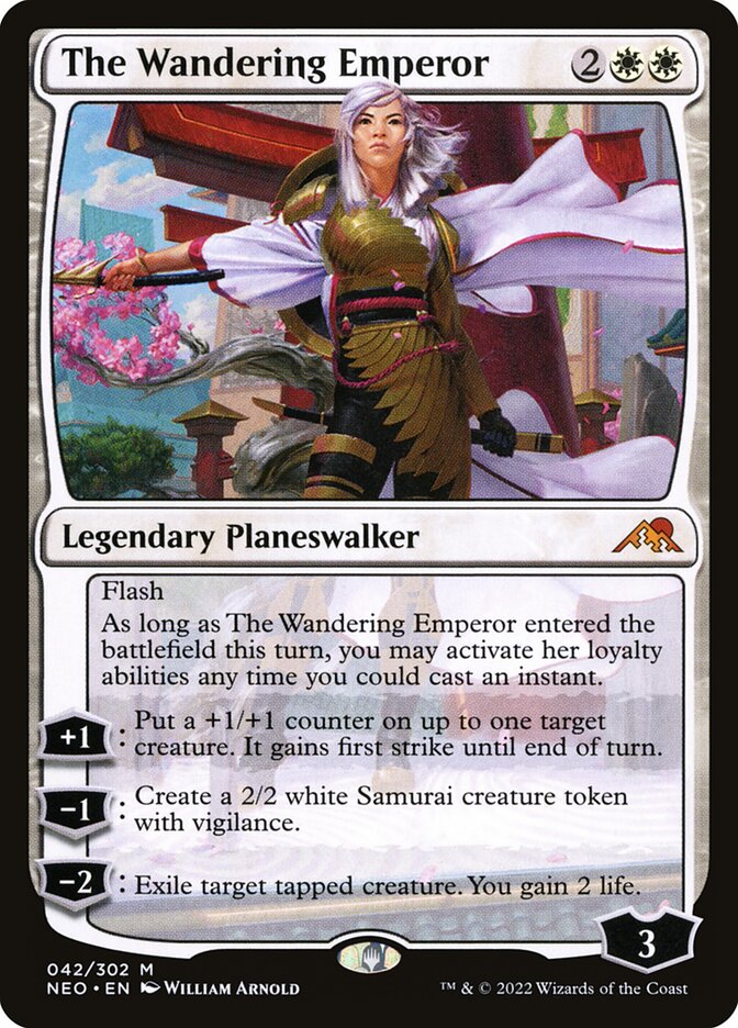 The Wandering Emperor (Kamigawa: Neon Dynasty)  - Foil