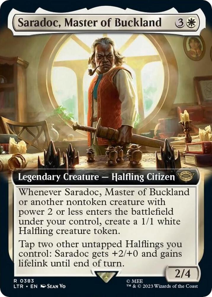 Saradoc Master of Buckland Extended Art (Universes Beyond: The Lord of the Rings: Tales of Middle-earth) 