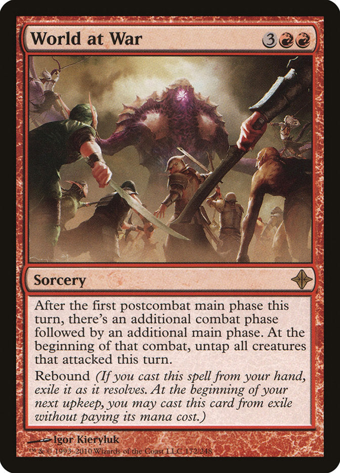 World at War (Rise of the Eldrazi)  - Foil