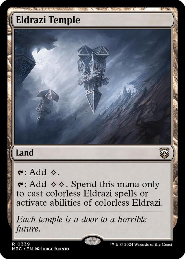 Eldrazi Temple Ripple Foil (Commander: Modern Horizons 3)  - Foil