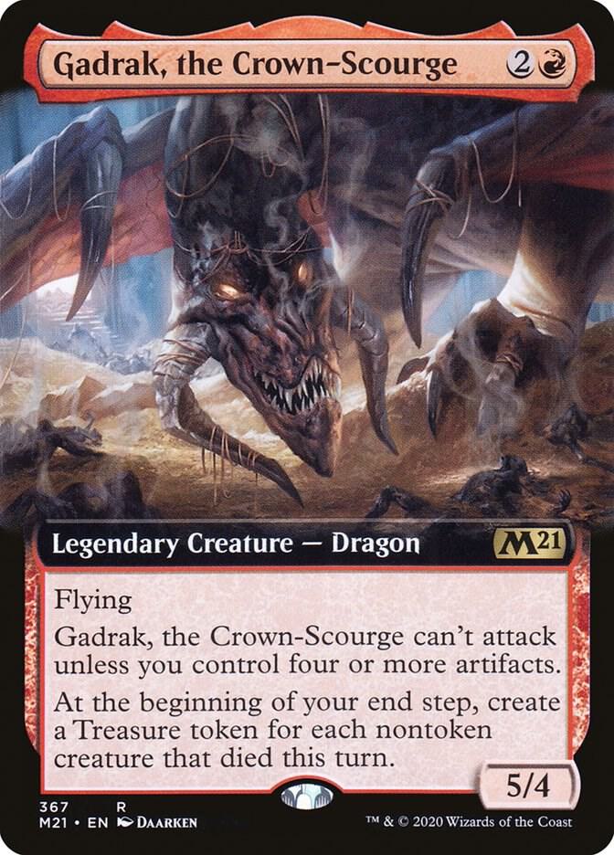 Gadrak the Crown Scourge Extended Art (Core Set 2021) 