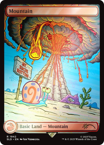 Mountain 1942 Rainbow Foil (Secret Lair Drop Series)  - Foil