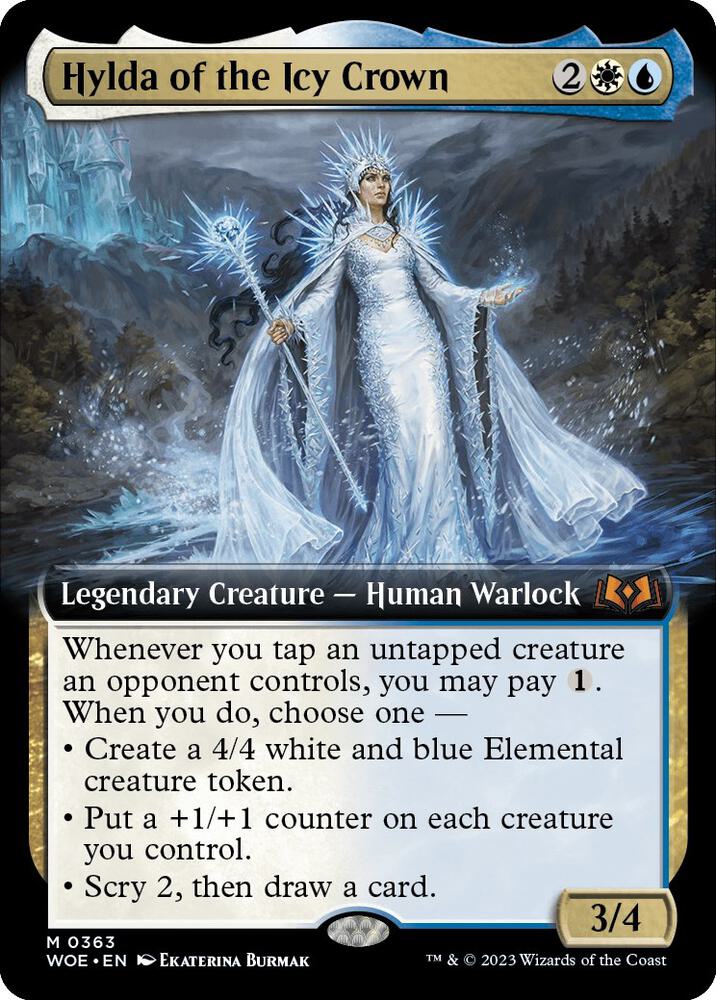 Hylda of the Icy Crown Extended Art (Wilds of Eldraine) 