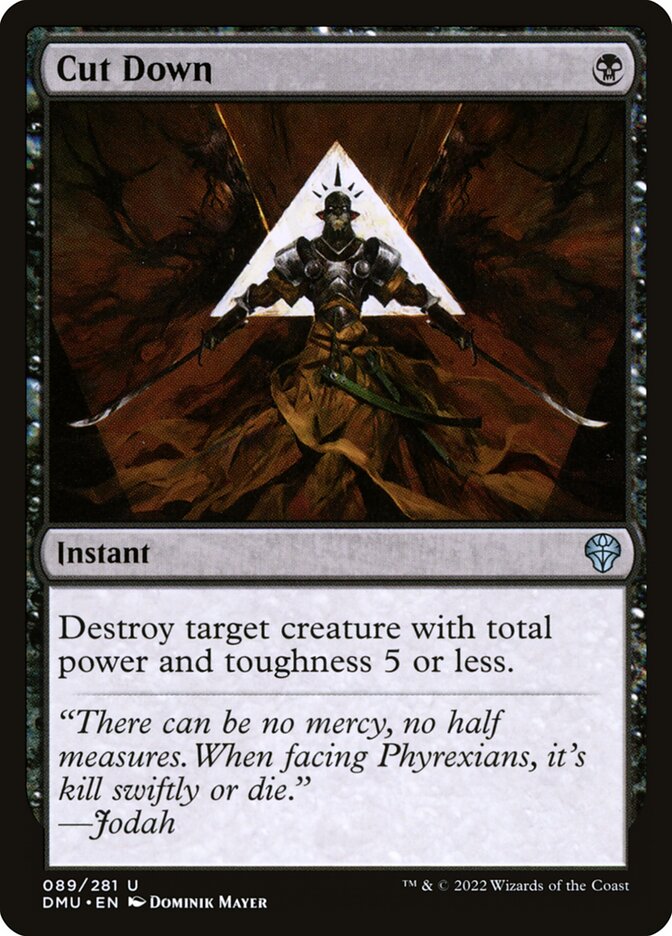 Cut Down 89/281 (Dominaria United)  - Foil