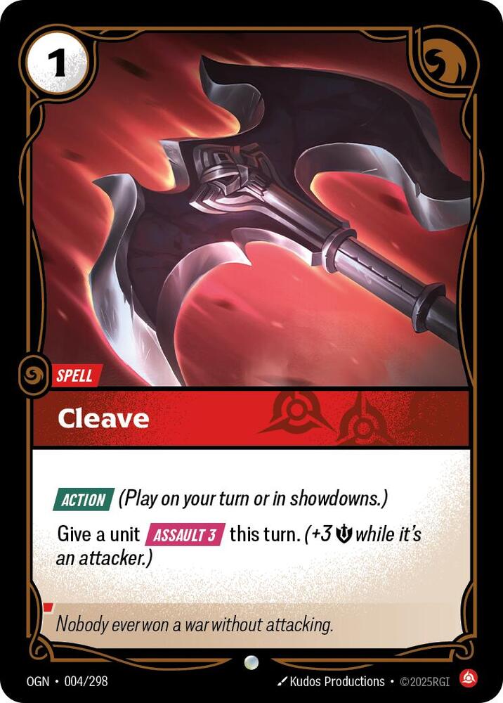 Cleave (Origins)  - Foil