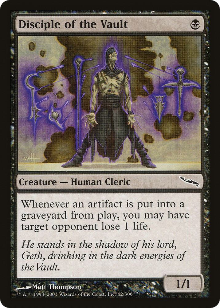 Disciple of the Vault 62/306 (Mirrodin)  - Foil