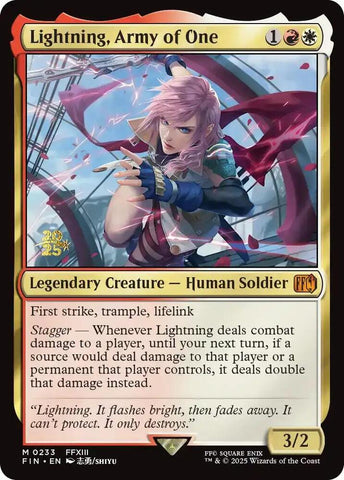 Lightning Army of One (Prerelease Cards)  - Foil