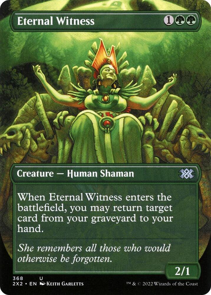 Eternal Witness Borderless (Double Masters 2022)  - Foil