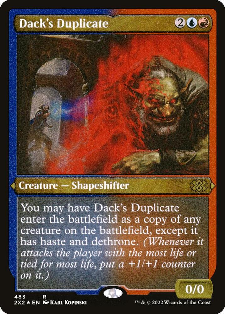 Dacks Duplicate Foil Etched (Double Masters 2022)  - Foil