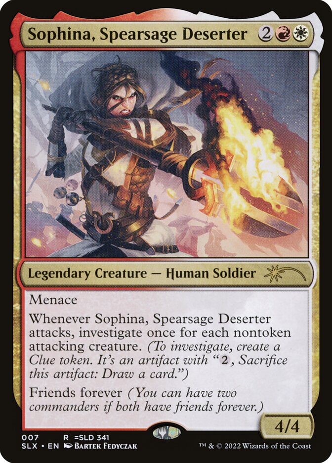 Sophina, Spearsage Deserter 7/32 (SLX Cards) 