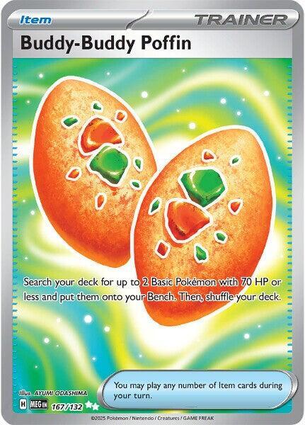 Buddy Buddy Poffin 167/132 (ME01: Mega Evolution)  - Holofoil