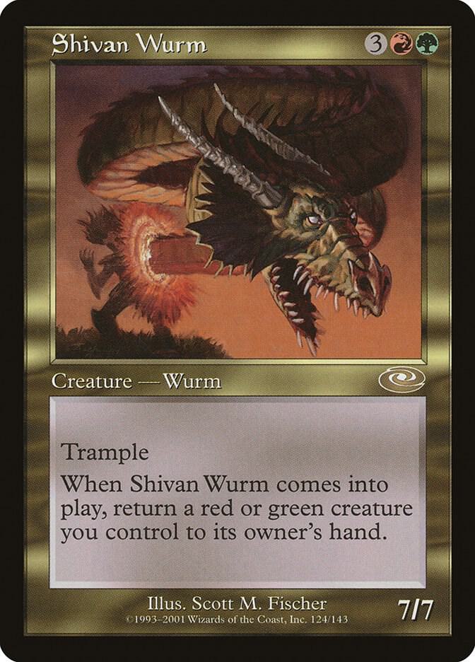 Shivan Wurm (Planeshift) 