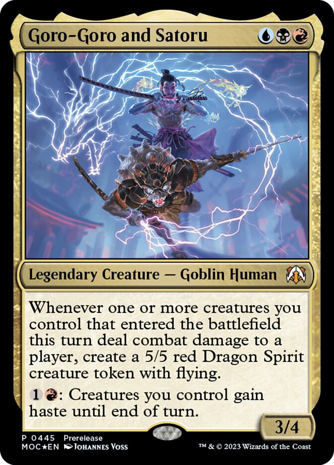 Goro-Goro and Satoru (Prerelease Cards) 
