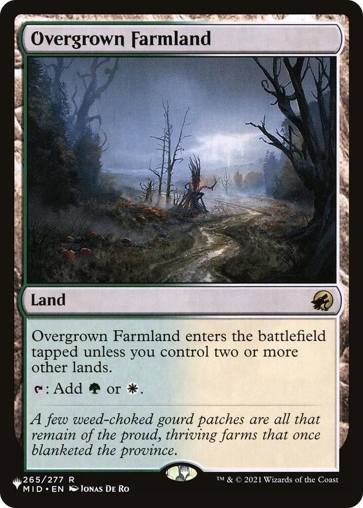 Overgrown Farmland (The List Reprints) 