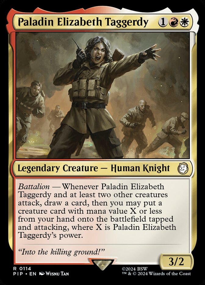Paladin Elizabeth Taggerdy (Universes Beyond: Fallout)  - Foil