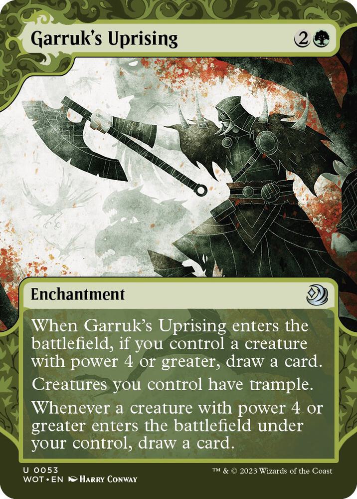 Garruks Uprising (Wilds of Eldraine: Enchanting Tales)  - Foil