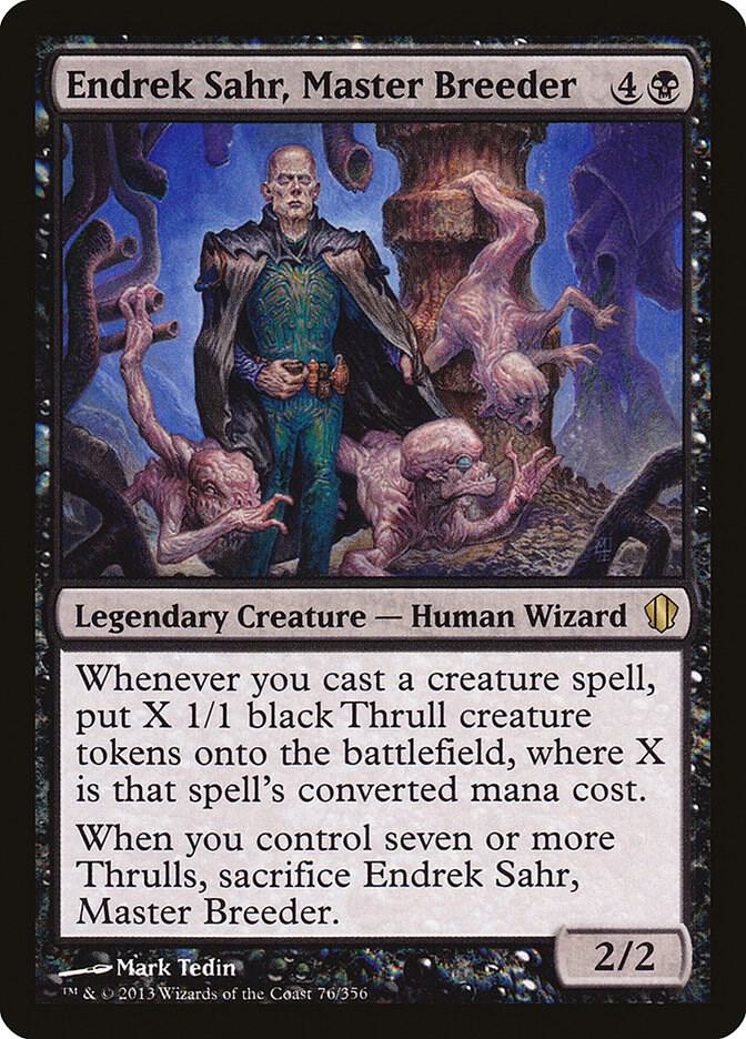 Endrek Sahr, Master Breeder 76/356 (Commander 2013) 
