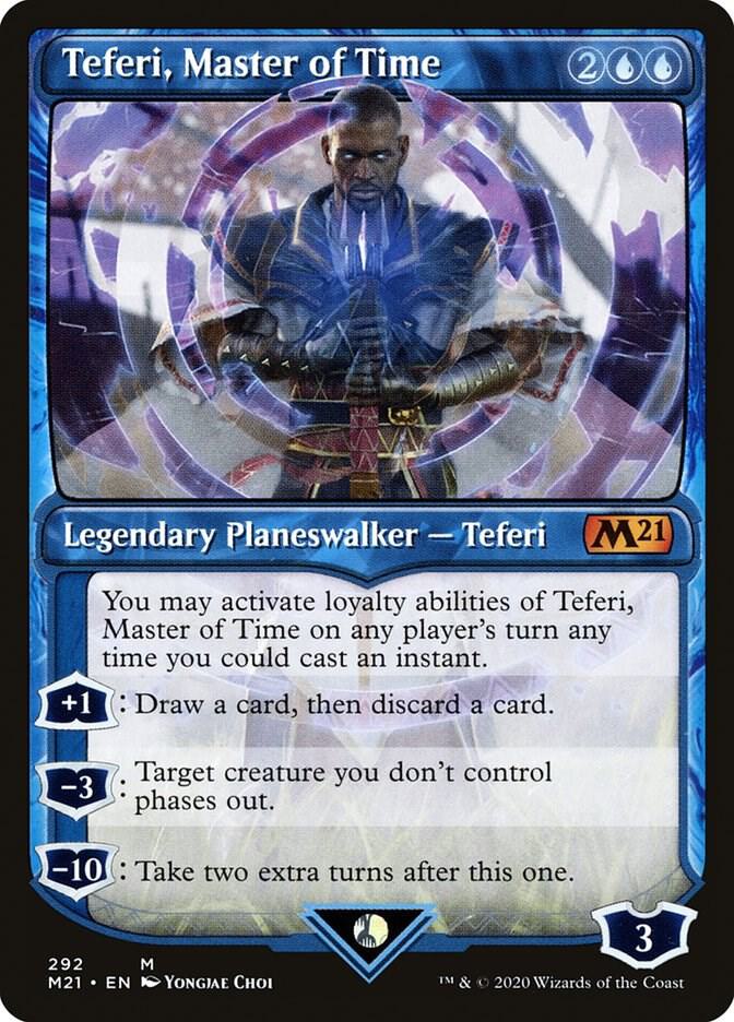 Teferi, Master of Time 292 (Core Set 2021)  - Showcase