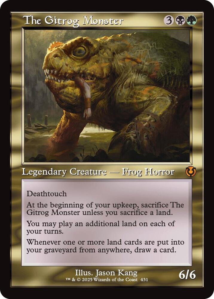 The Gitrog Monster Retro Frame (Innistrad Remastered) 