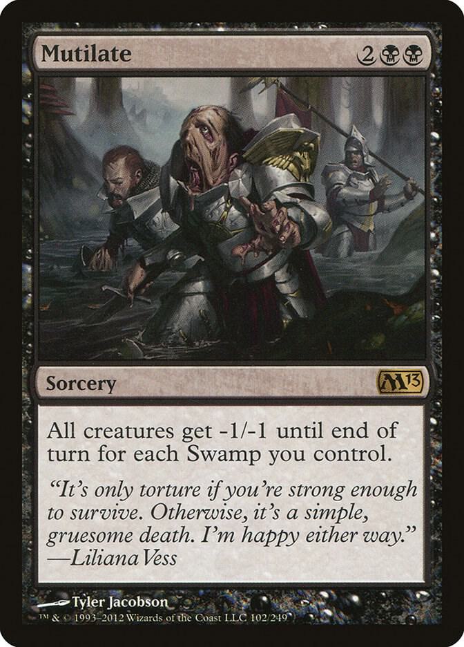 Mutilate 102/249 (Magic 2013 (M13)) 