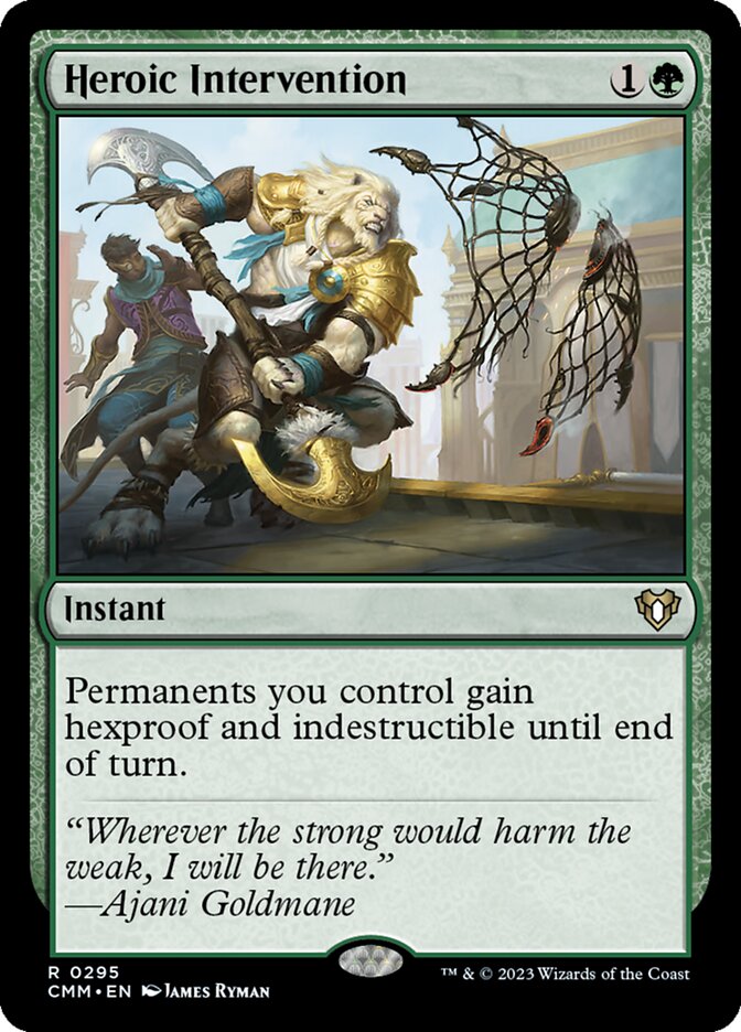 Heroic Intervention 295 (Commander Masters) 
