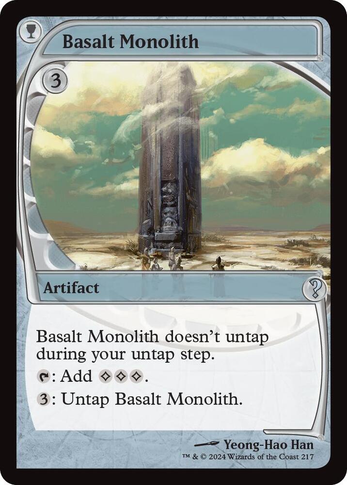 Basalt Monolith Future Sight (Mystery Booster 2) 
