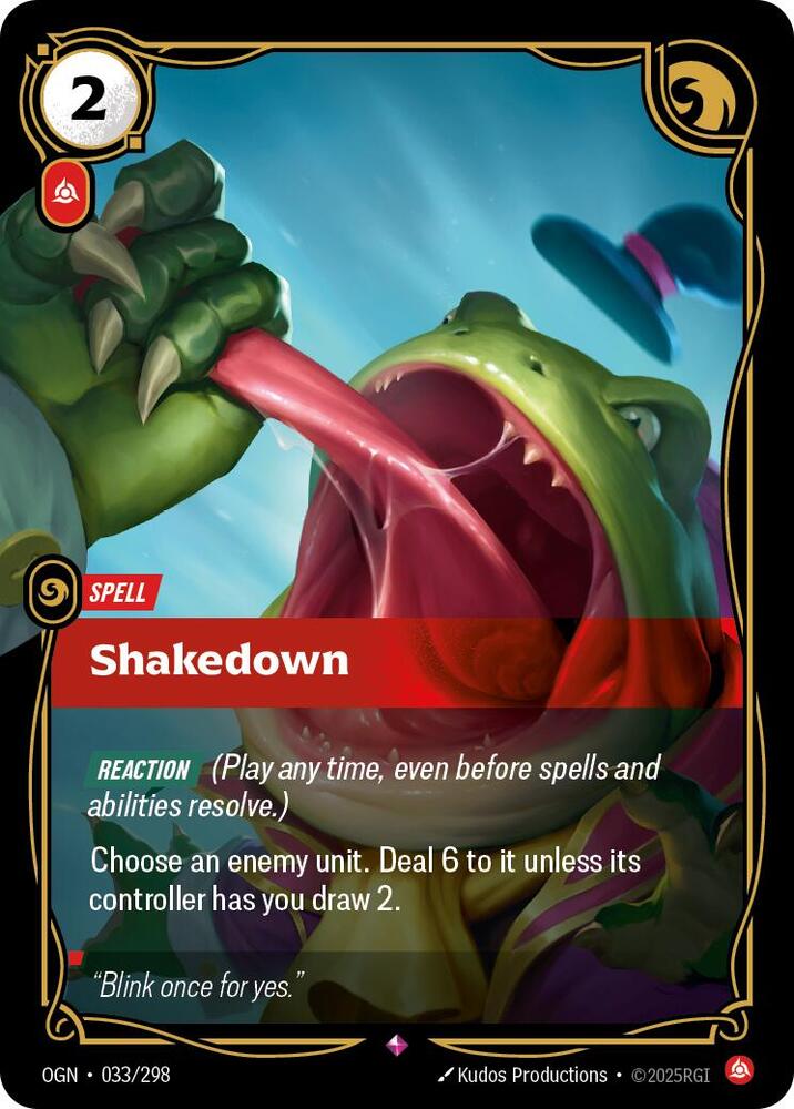 Shakedown (Origins)  - Foil