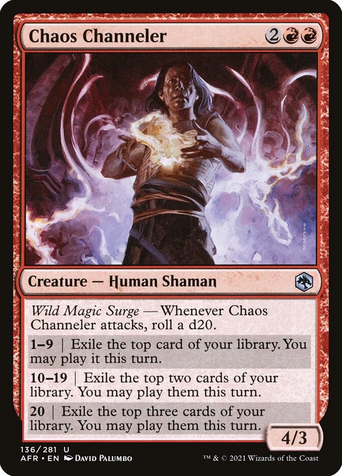 Chaos Channeler 136/281 (Adventures in the Forgotten Realms) 