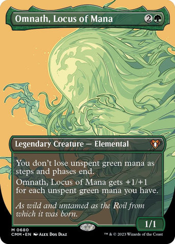 Omnath Locus of Mana Borderless (Commander Masters)  - undefined