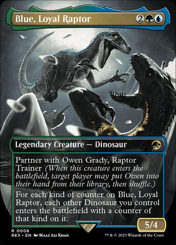 Blue, Loyal Raptor 8 (Universes Beyond: Jurassic World Collection) 