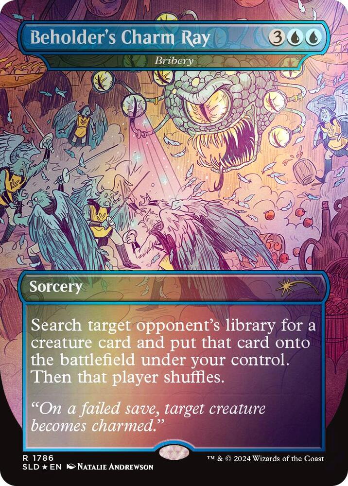 Beholders Charm Ray Bribery Rainbow Foil (Secret Lair Drop Series)  - Foil