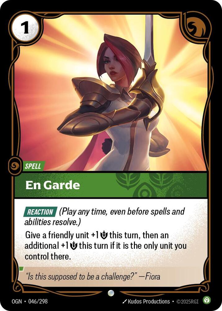 En Garde (Origins)  - Foil