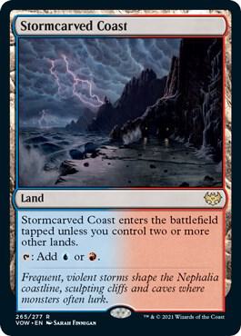 Stormcarved Coast (Innistrad: Crimson Vow)  - Foil