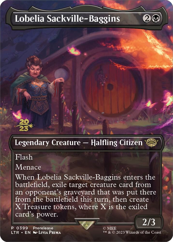 Lobelia Sackville Baggins 0399 (Prerelease Cards)  - Foil