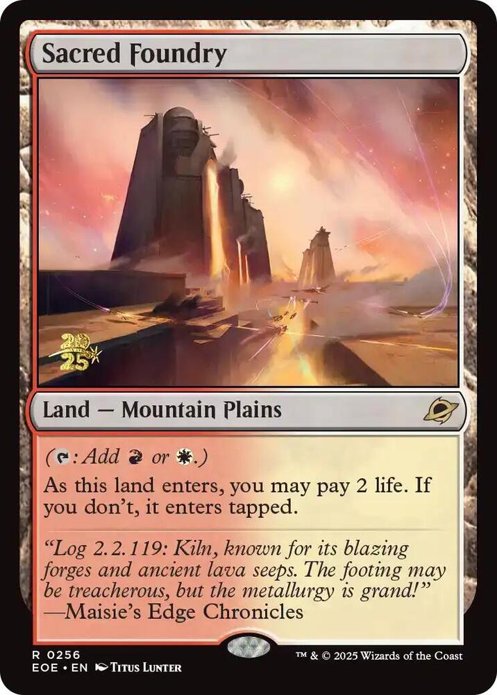 Sacred Foundry 256 (Prerelease Cards)  - Foil