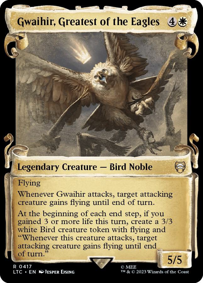 Gwaihir Greatest of the Eagles Showcase Scrolls (Commander: The Lord of the Rings: Tales of Middle-earth) 