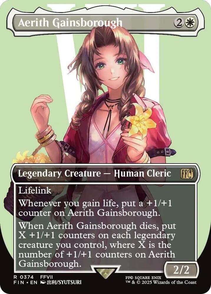 Aerith Gainsborough Borderless (FINAL FANTASY) 