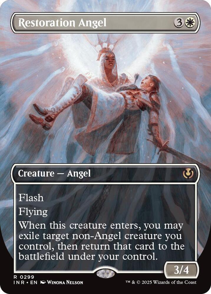 Restoration Angel Borderless (Innistrad Remastered)  - Foil
