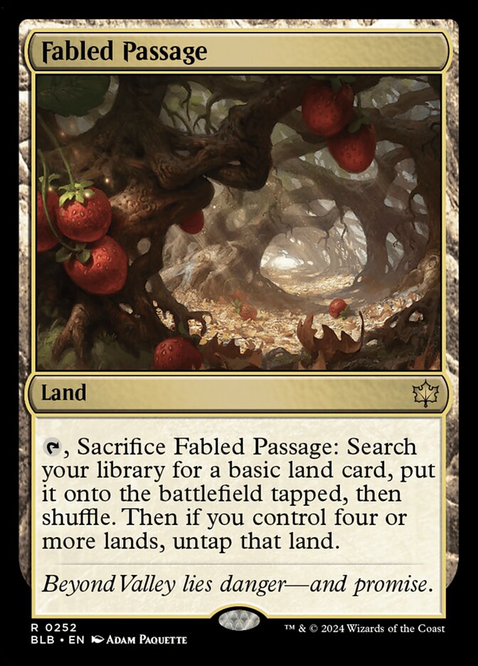 Fabled Passage (Bloomburrow) 