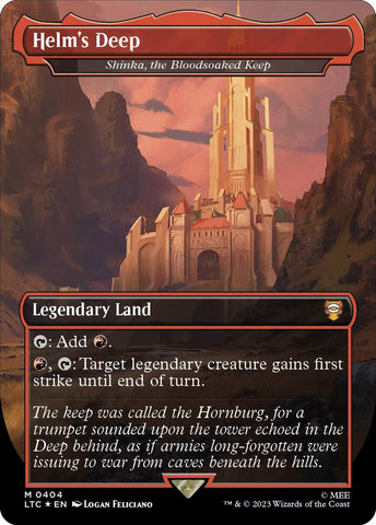 Helms Deep Shinka the Bloodsoaked Keep Surge Foil (Commander: The Lord of the Rings: Tales of Middle-earth)  - Foil