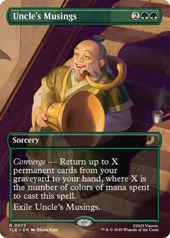 Uncles Musings Borderless (Avatar: The Last Airbender: Eternal-Legal) 