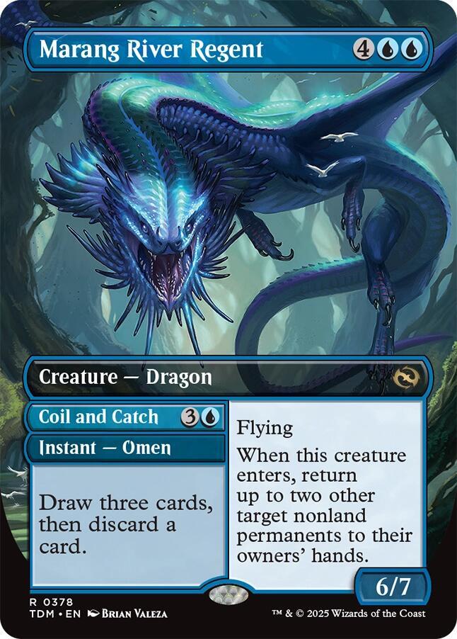 Marang River Regent Borderless (Tarkir: Dragonstorm)  - Foil