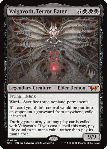 Valgavoth Terror Eater (Promo Pack: Duskmourn: House of Horror)  - Foil