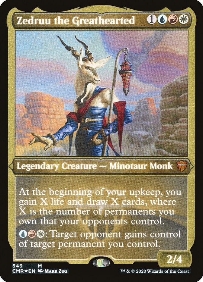 Zedruu the Greathearted Foil Etched (Commander Legends)  - Foil