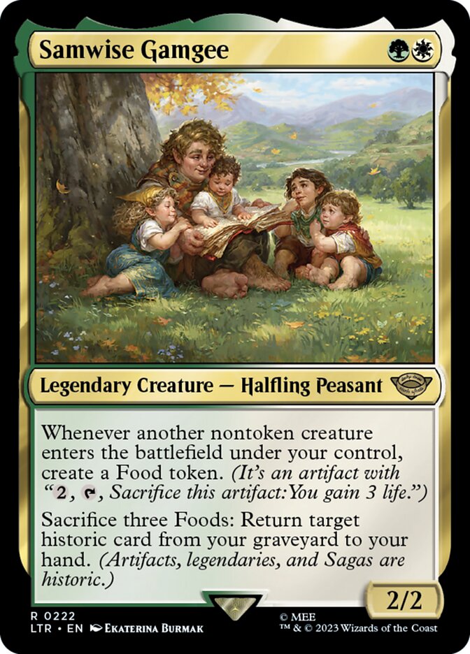 Samwise Gamgee (Universes Beyond: The Lord of the Rings: Tales of Middle-earth)  - Foil