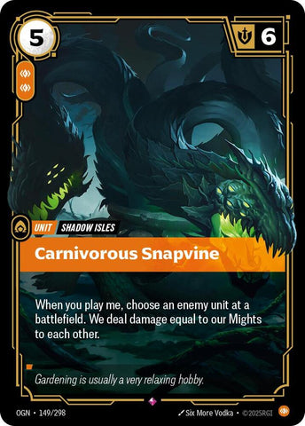 Carnivorous Snapvine (Origins)  - Foil