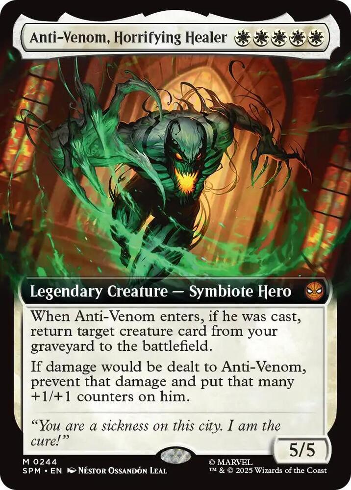 Anti Venom Horrifying Healer Extended Art (Marvel's Spider-Man) 