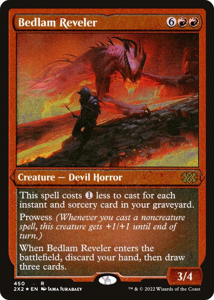 Bedlam Reveler Foil Etched (Double Masters 2022)  - Foil