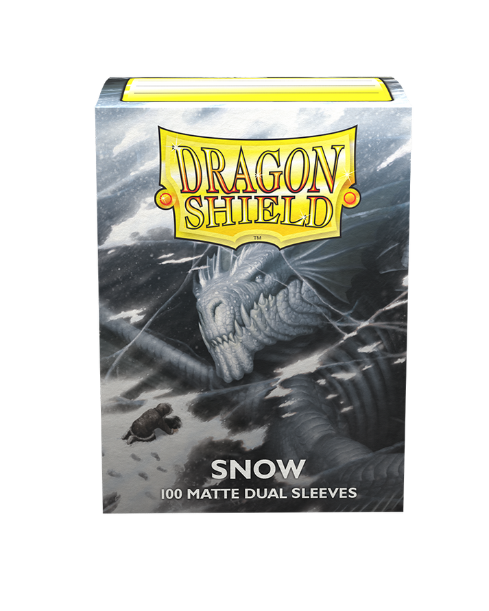 Dragon Shield - Snow - Matte Dual Sleeves – The Adventurers Guild