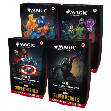 MTG Marvel Super Heroes - Commander Decks (set of 4)